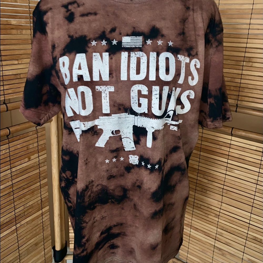 Bleach dyed opinion shirt